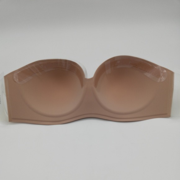 Nordstrom Bra Womens Beige Size D Backless Strapless Adhesive Voluptuous New - Picture 5 of 11